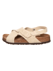 Birkenstock Leder-Sandalen "Tulum" in Beige - Weite S