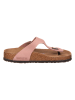 Birkenstock Leder-Zehentrenner "Gizeh" in Rosa