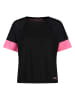 CMP Koszulka funkcyjna w kolorze czarno-różowym