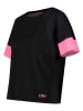 CMP Funktionsshirts in Schwarz/ Pink
