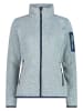 CMP Fleecejacke in Hellblau/ Grau