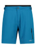 CMP 3-in-1 fietsshort blauw/zwart