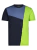 CMP Functioneel shirt donkerblauw/blauw/groen