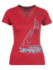 Peak Mountain Koszulka "Adrio" w kolorze czerwonym