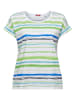 ESPRIT Koszulka w kolorze biało-zielono-niebieskim