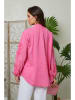 Lin Passion Lniana bluzka w kolorze różowym