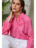 Lin Passion Leinen-Bluse in Pink
