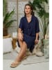 Lin Passion Leinen-Kleid in Dunkelblau