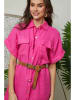 Lin Passion Leinen-Kleid in Pink