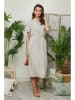 Lin Passion Leinen-Kleid in Beige