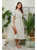 Lin Passion Leinen-Kleid in Beige
