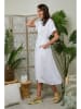 Lin Passion Leinen-Kleid in Weiß