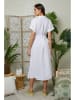 Lin Passion Lniana sukienka w kolorze białym