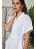Lin Passion Leinen-Kleid in Weiß