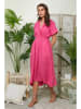 Lin Passion Leinen-Kleid in Pink
