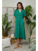 Lin Passion Leinen-Kleid in Grün