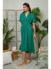 Lin Passion Leinen-Kleid in Grün