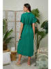Lin Passion Leinen-Kleid in Grün