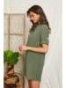 Lin Passion Leinen-Kleid in Khaki
