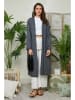 Lin Passion Leinen-Cardigan in Anthrazit