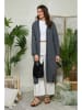 Lin Passion Leinen-Cardigan in Anthrazit