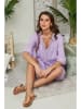 Lin Passion Leinen-Kleid in Lila