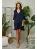 Lin Passion Leinen-Kleid in Dunkelblau