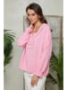 Lin Passion Bluse in Rosa