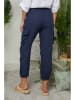 Lin Passion Linnen broek donkerblauw