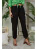 Lin Passion Leinen-Hose in Schwarz