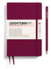 LEUCHTTURM1917 Gelinieerd notitieboek bordeaux - B6+