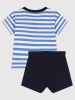 PETIT BATEAU 2-delige outfit lichtblauw/donkerblauw