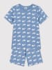 PETIT BATEAU Pyjama blauw/wit