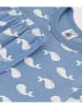 PETIT BATEAU Pyjama in Blau/ Weiß