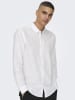ONLY & SONS Koszula - Slim fit - w kolorze białym