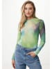 Mexx Longsleeve in Grün/ Hellblau