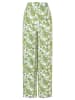 More & More Spodnie w kolorze zielono-białym