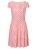 More & More Kleid in Pink/ Weiß