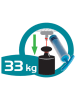 Wenko 2-delige set: wandhaken "Vacuum-Loc" zilverkleurig - (B)6 x (H)7 cm