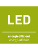 JUST LIGHT. LED-Tischleuchte "Popsicle" in Schwarz - EEK F (A bis G) - (H)48 cm