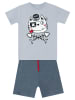 Denokids 2tlg. Outfit "Pirate Cat" in Grau