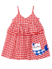 Denokids Sukienka "Sea Cat" w kolorze czerwono-białym
