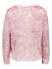 Oui Pullover in Creme/ Rot