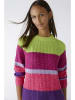 Oui Sweter w kolorze fioletowo-zielono-różowym