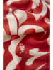 Oui Schal in Rot/ Weiß - (L)190 x (B)70 cm