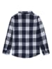 Levi's Kids Flanell-Hemd in Dunkelblau/ Weiß