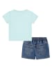 Levi's Kids 2tlg. Outfit in Türkis/ Blau