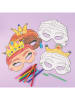 Playbox Pappmasken "Princess" - 12 Stück - ab 3 Jahren