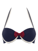 Marlies Dekkers Bikini-Oberteil "Sailor" in Blau/ Weiß/ Rot