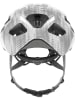 ABUS Kask rowerowy "Macator" w kolorze srebrno-białym